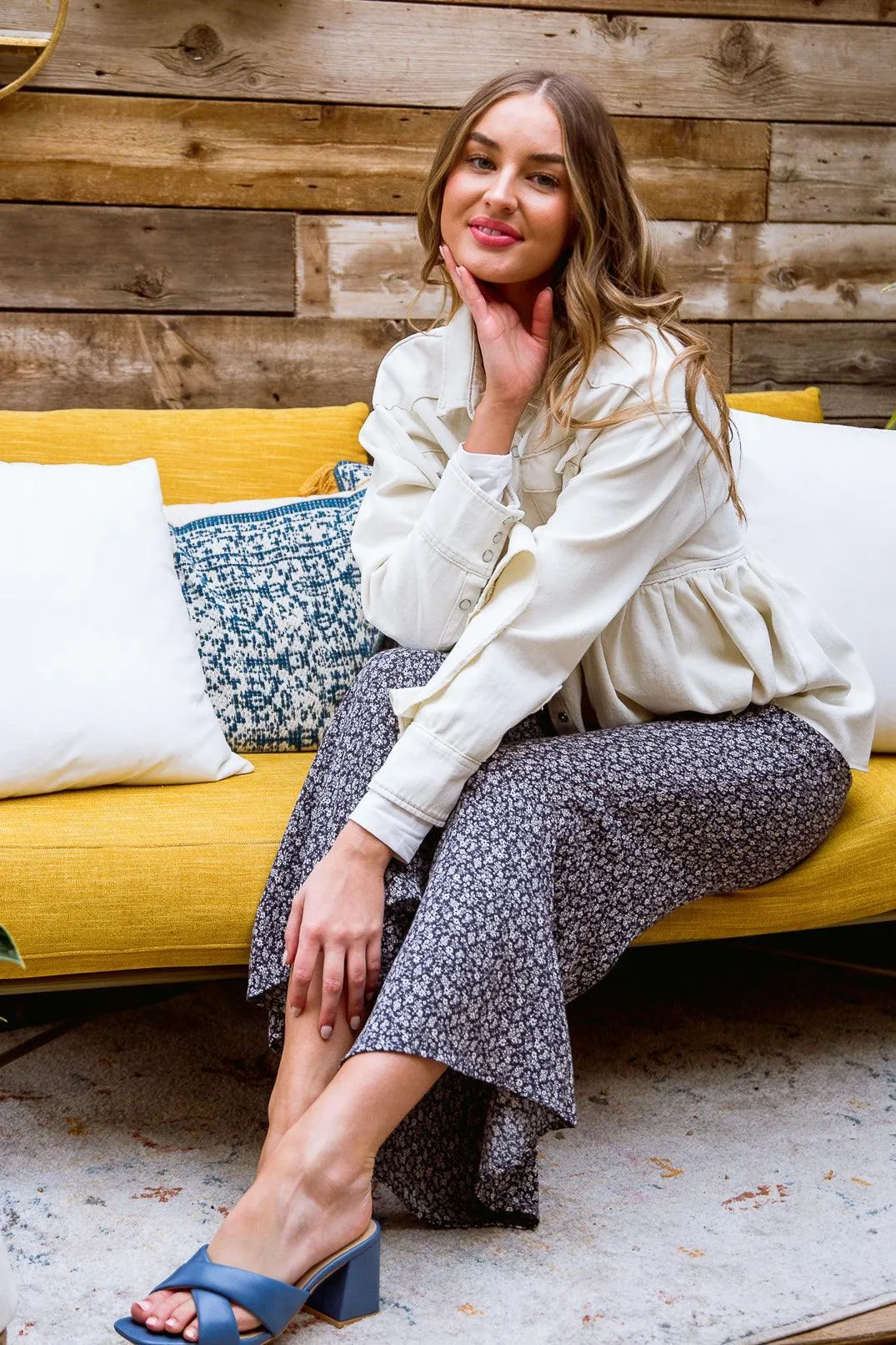 Hazel Blues® | City Views Wide Leg Pants
