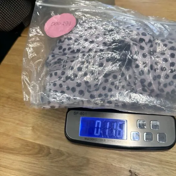 Kate Spade Blush Pink Black Polka Dot Soft Knit Pajama Lounge‎ Set Size Small