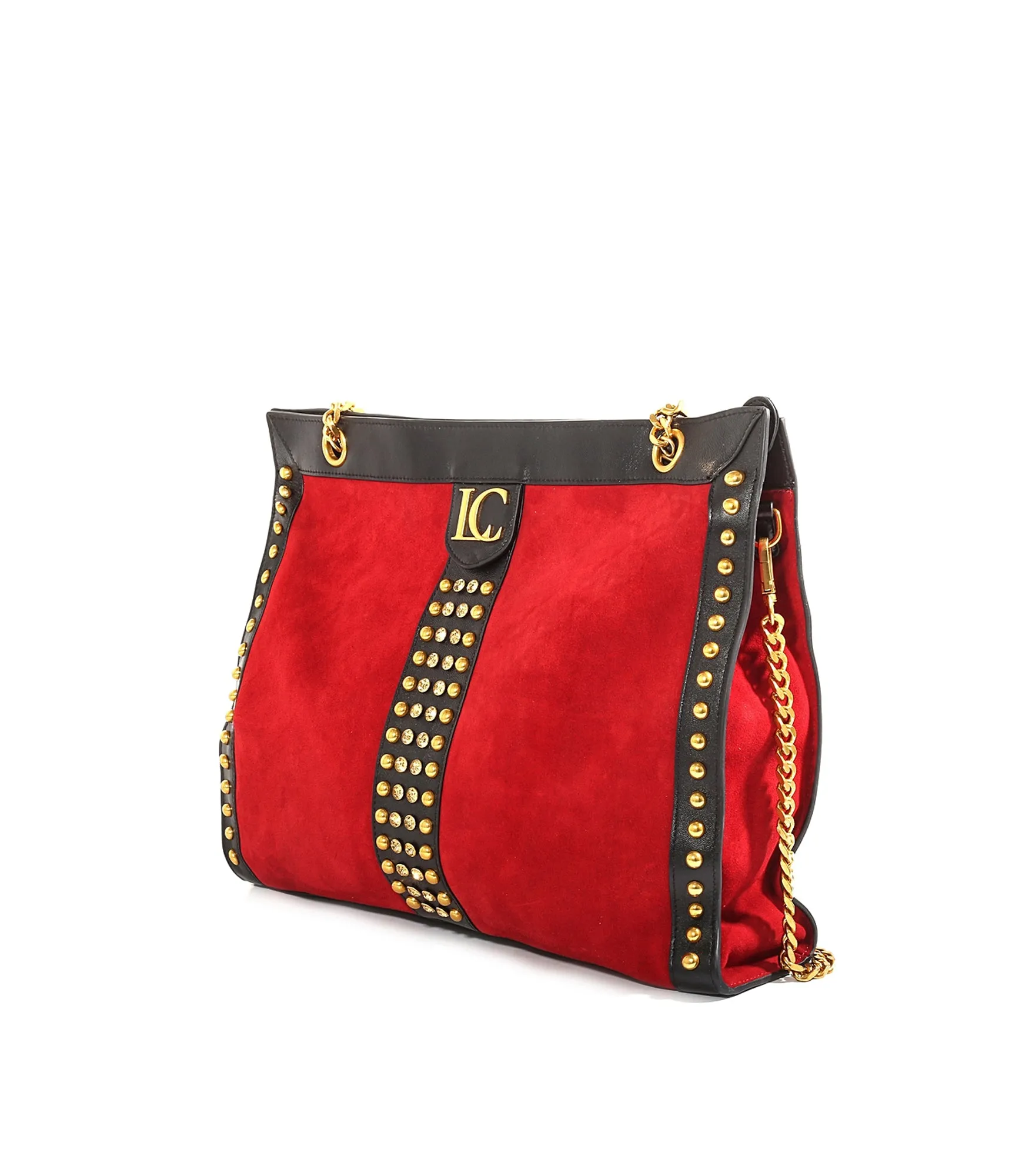 Kim Shopper Suede   Leather - Red
