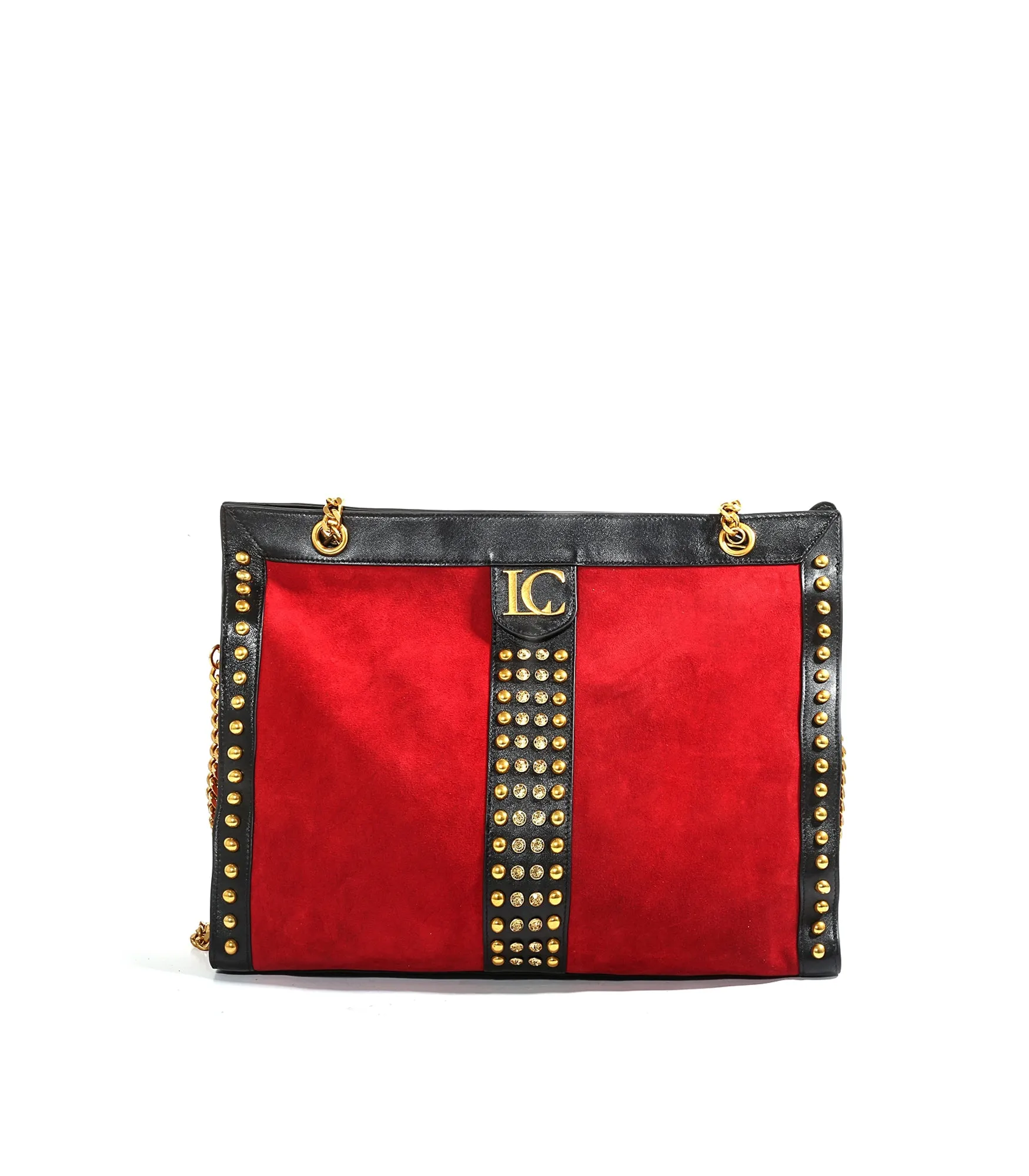 Kim Shopper Suede   Leather - Red