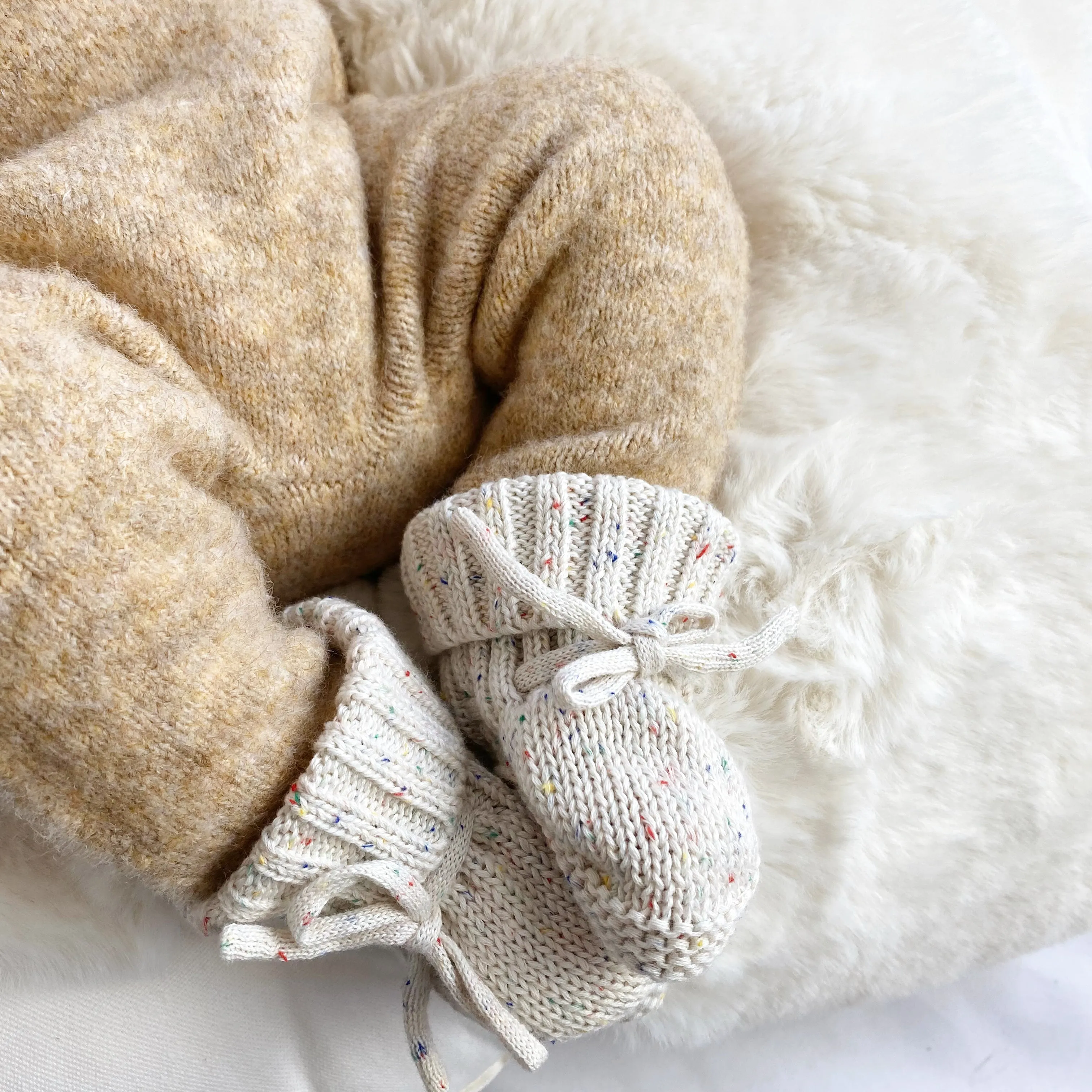 Knit Booties | Sprinkle