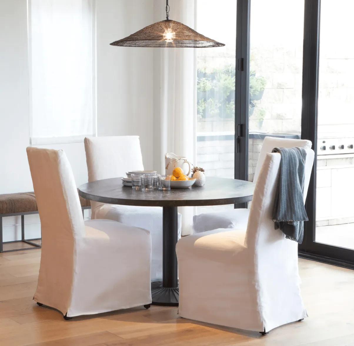 Laguna Beach Slipcovered Dining Chair
