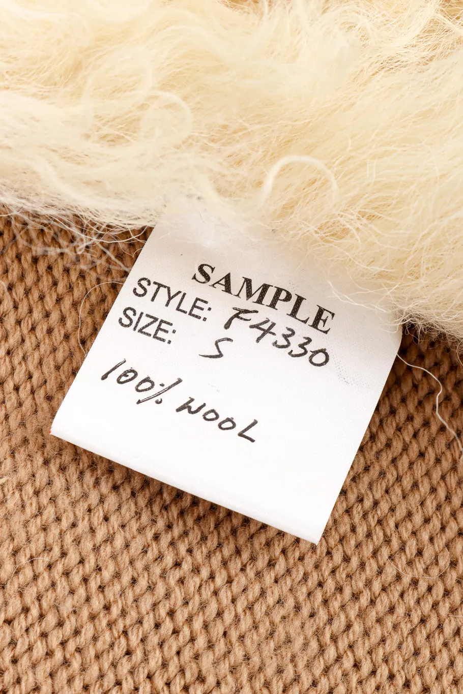 Lamb Suede Wool Knit Jacket