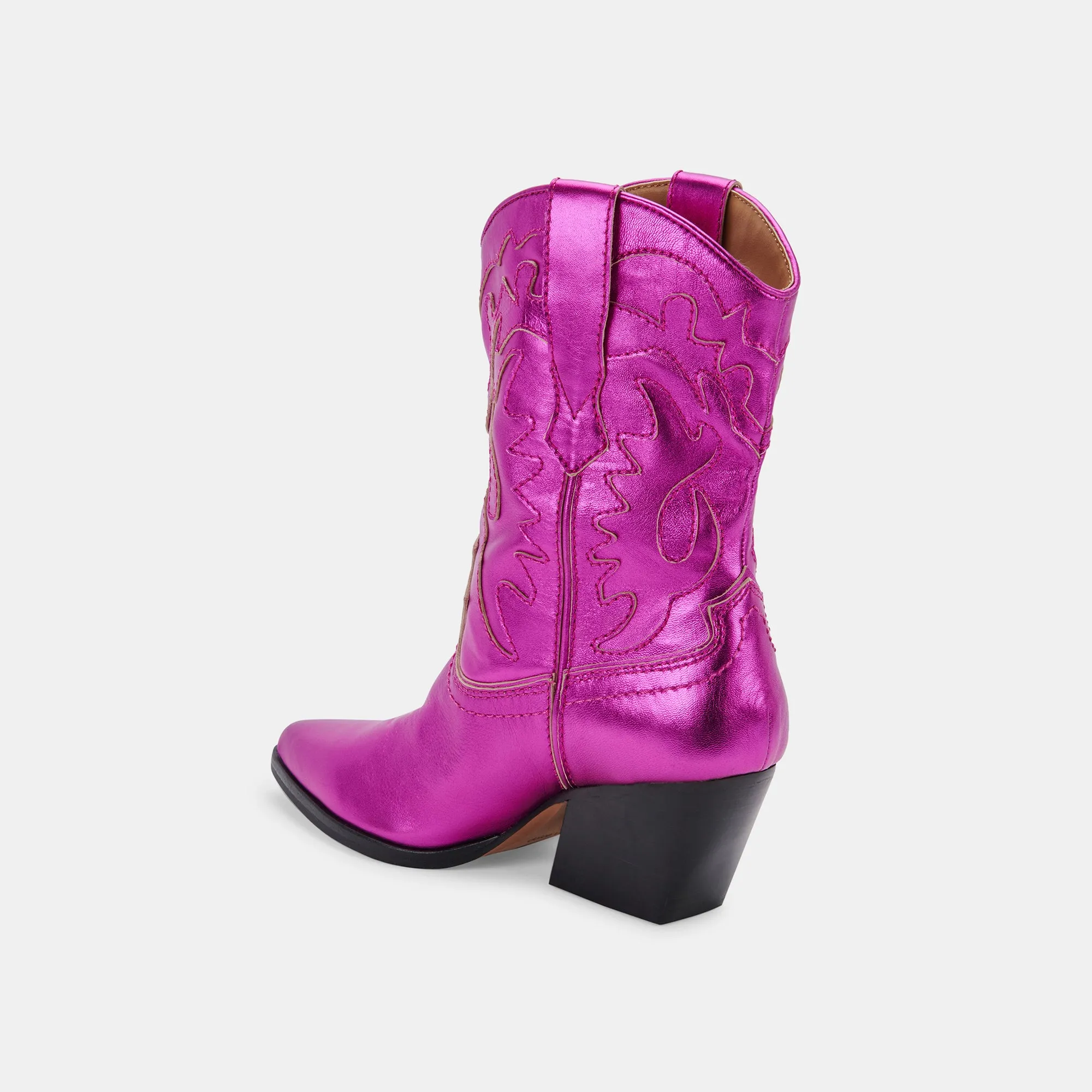 LANDEN BOOTS ELECTRIC PINK LEATHER