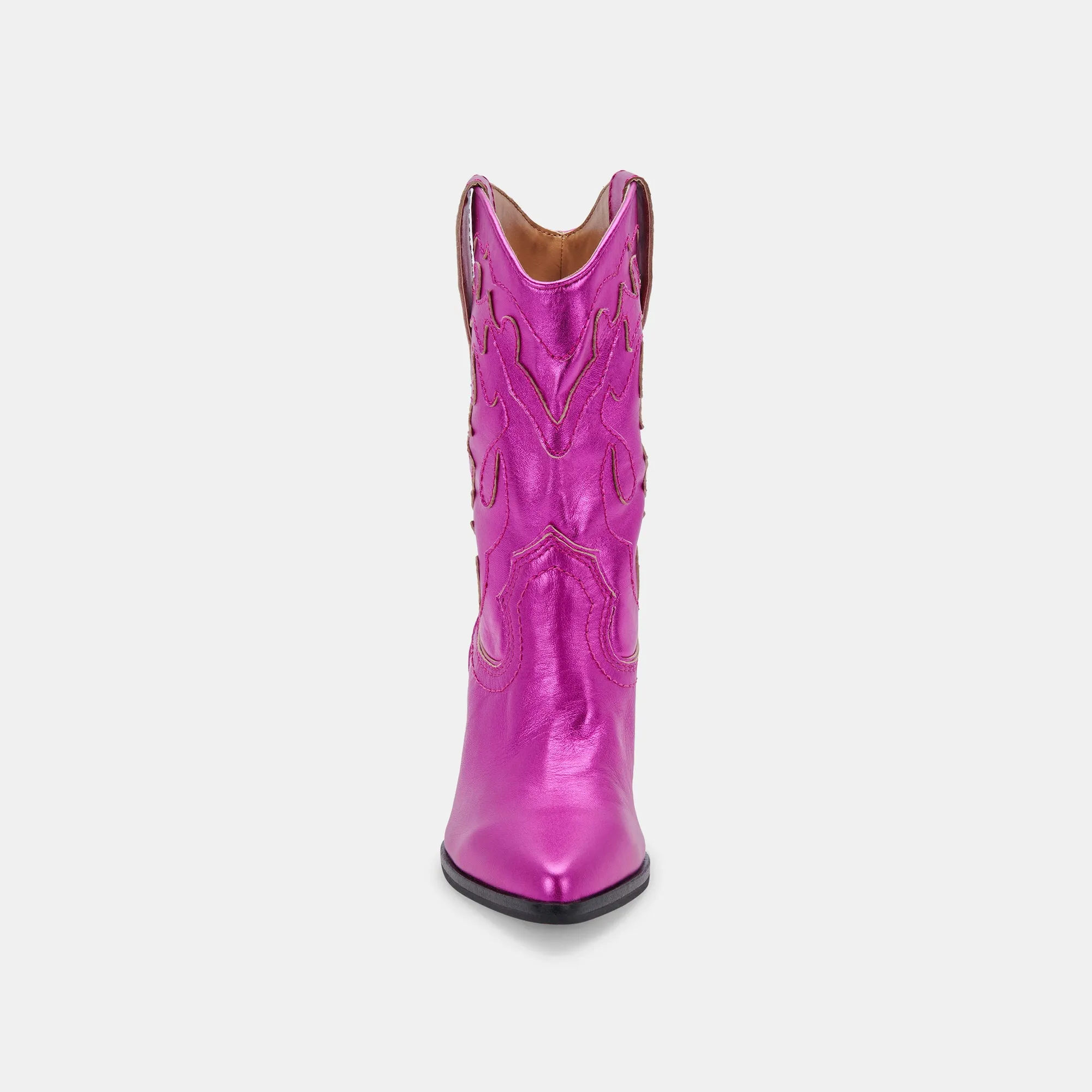LANDEN BOOTS ELECTRIC PINK LEATHER