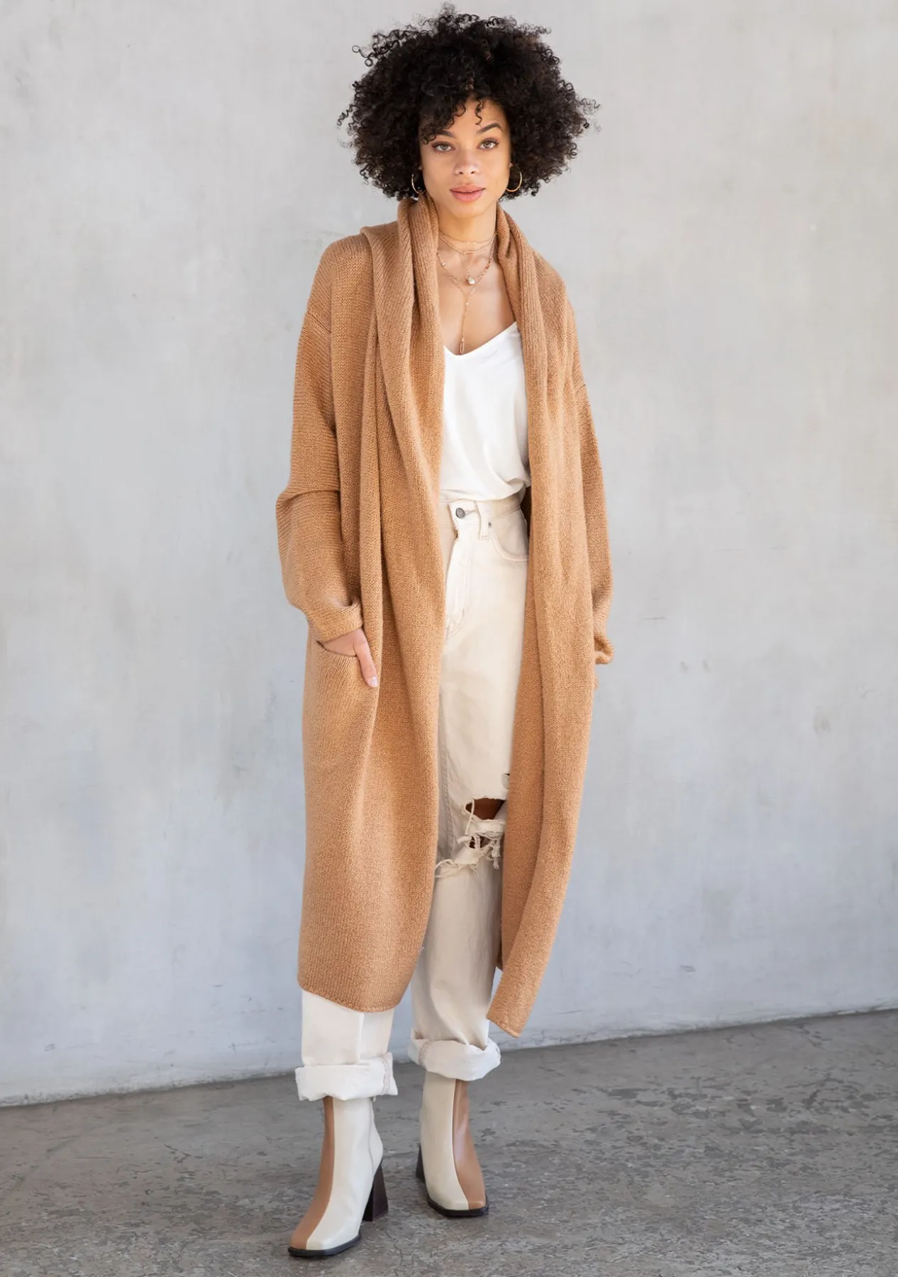 Lennox Oversized Two Pocket Coatigan