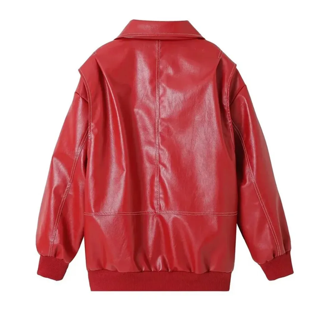 Lily - stilvolle Vintage-Jacke mit Reißverschluss und Taschen