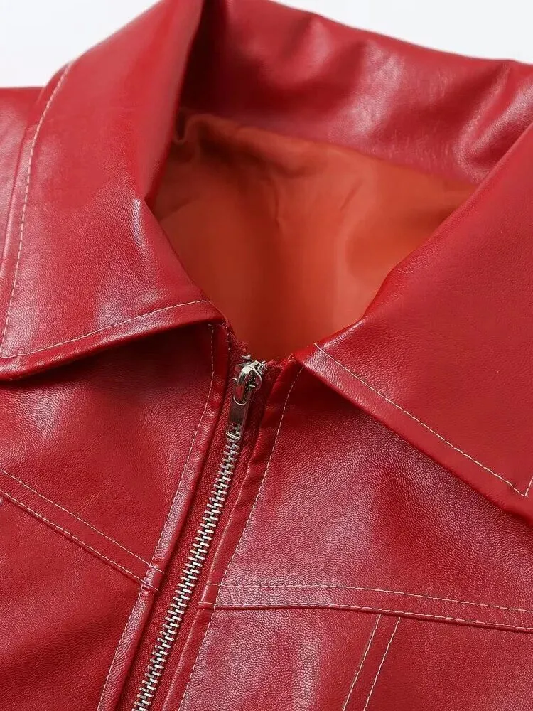 Lily - stilvolle Vintage-Jacke mit Reißverschluss und Taschen