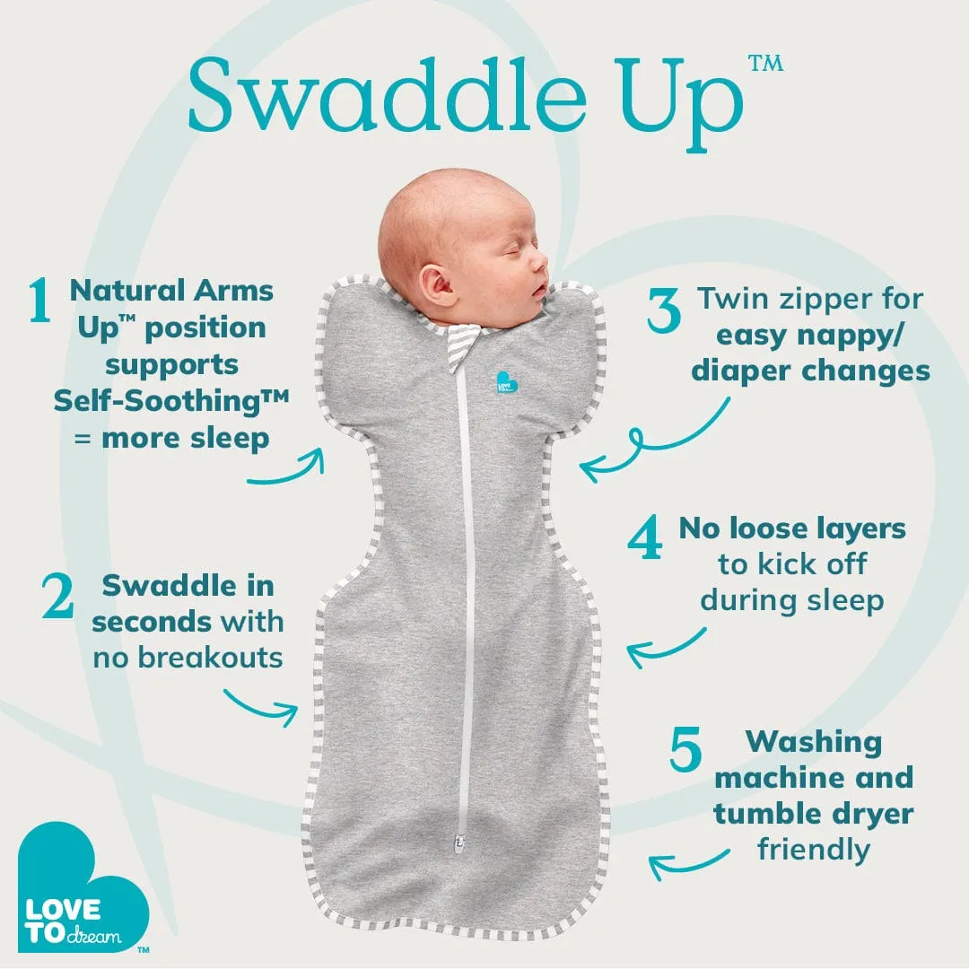 Love to Swaddle Up Extra Warm Newborn - White
