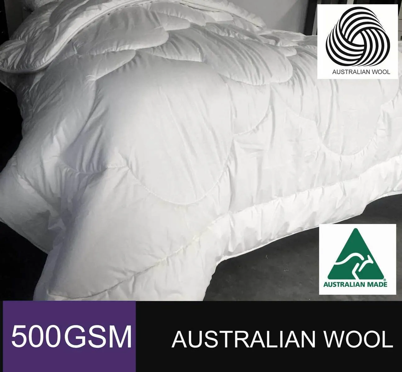 Luxton 500GSM Microfibre Warm Quilt