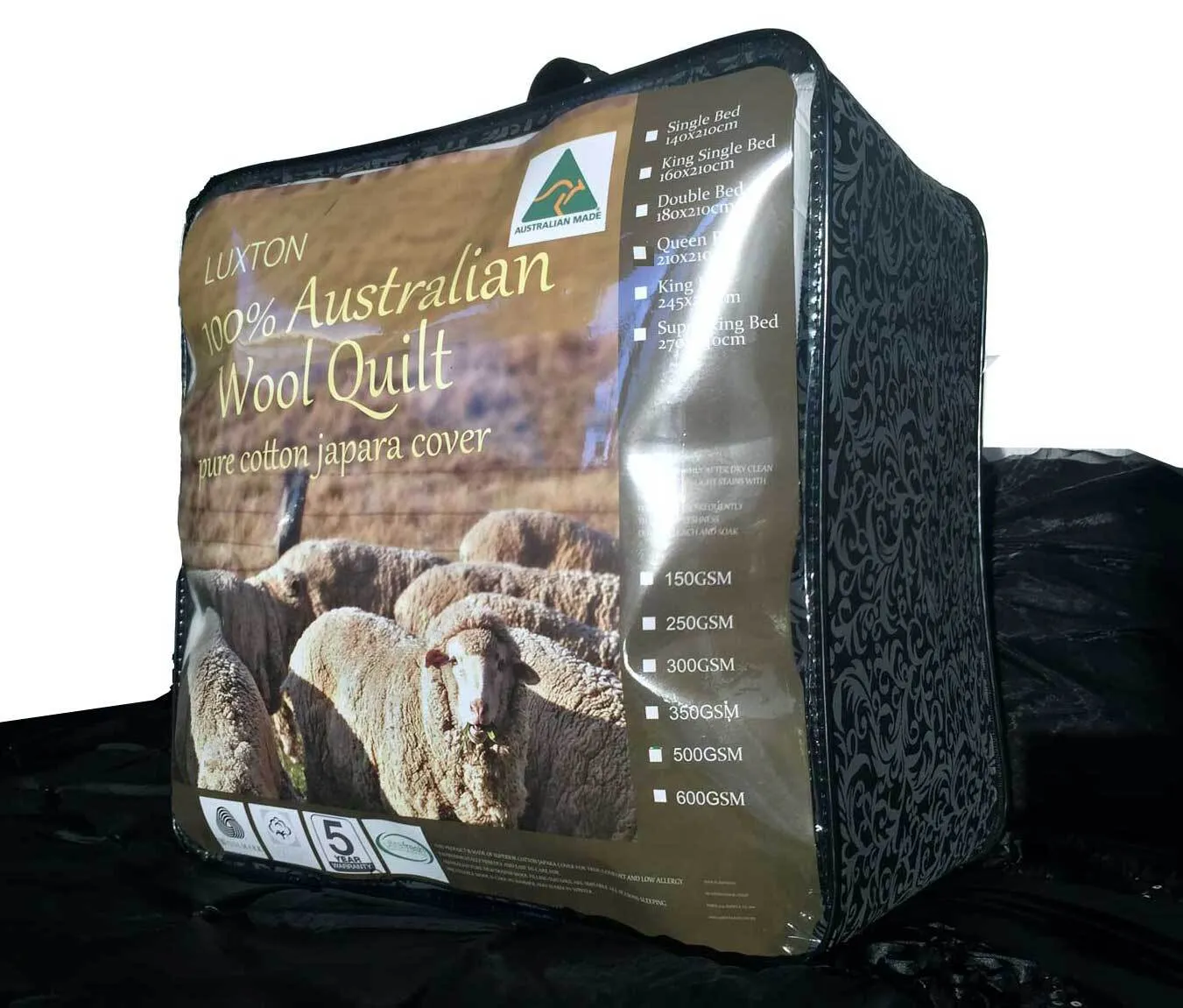Luxton 500GSM Microfibre Warm Quilt