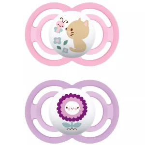 MAM Perfect Soother Pink 6 m 2Pk