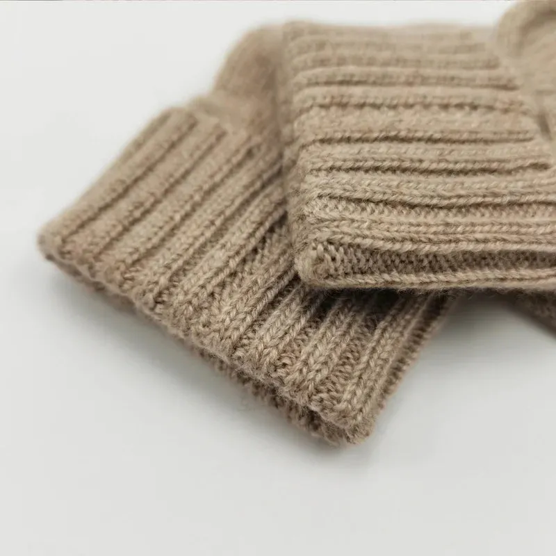 Marlow Premium Cashmere Booties (Oatmeal)
