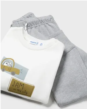 Mayoral Baby Boy Long Sleeved Graphic Tee: Size 3M to 24M
