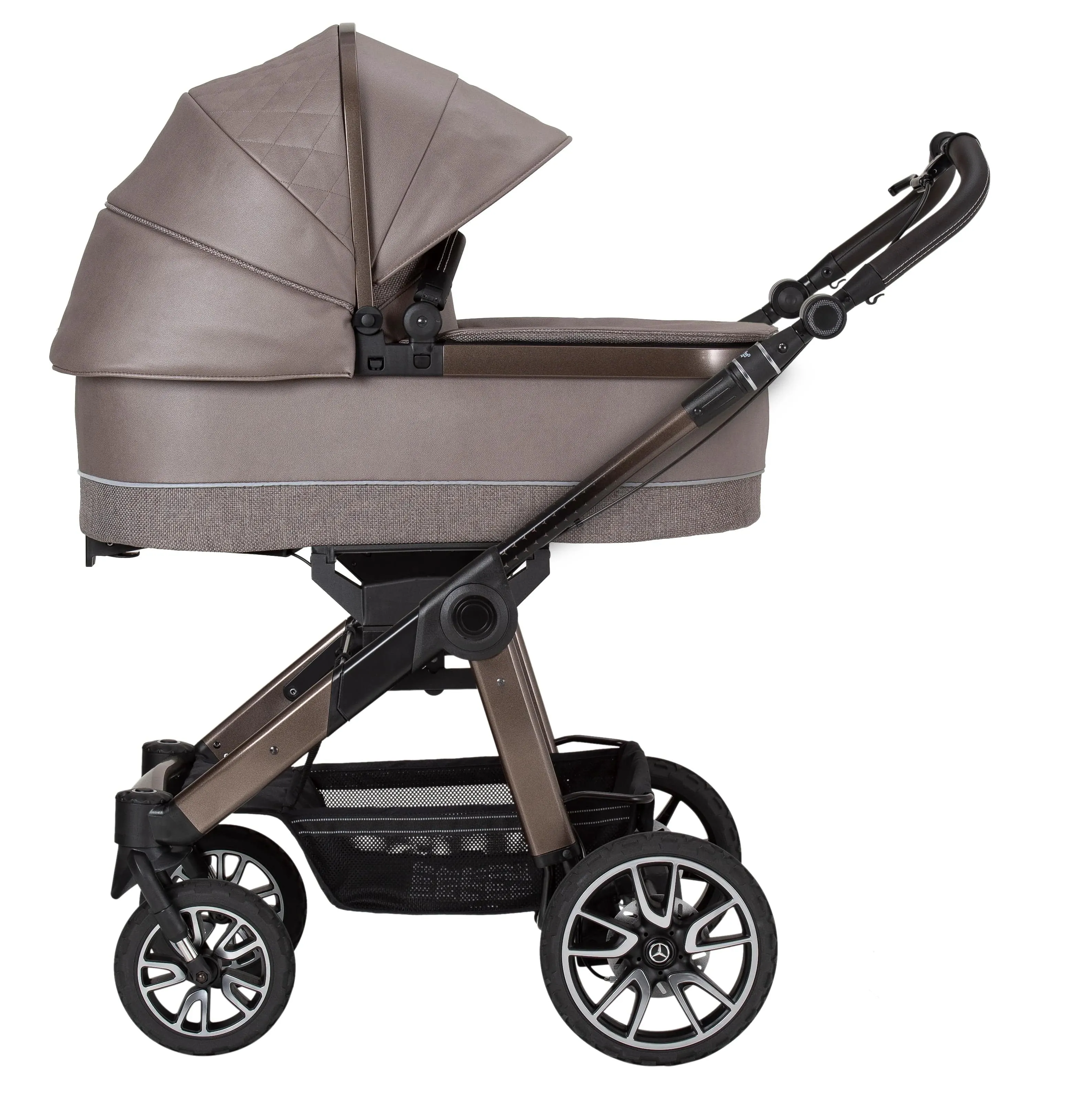 Mercedes Avantgarde All-Terrain GTR Stroller inc. Carrycot - Tartufo