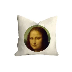 Mona Lisa pillow, vintage pillow, Interior decor, home decor, pillow cover and insert, retro pillow, classic, Vintage decor, pillow case