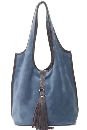 MONICA Azur Suede