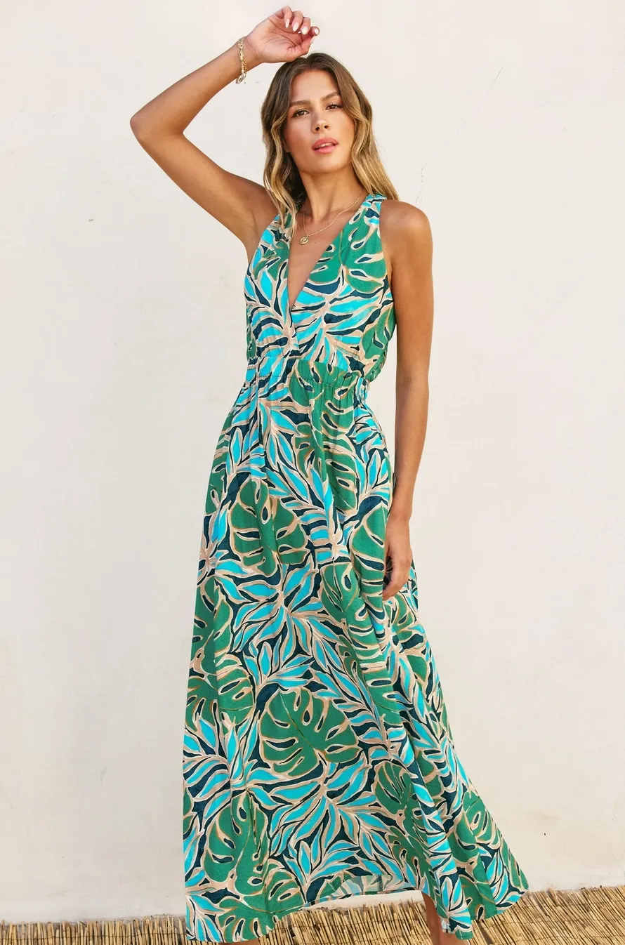 Monstera Dress