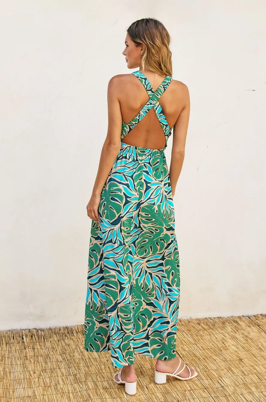 Monstera Dress