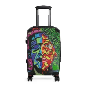Moon Frankenstein Carryon  Suitcase