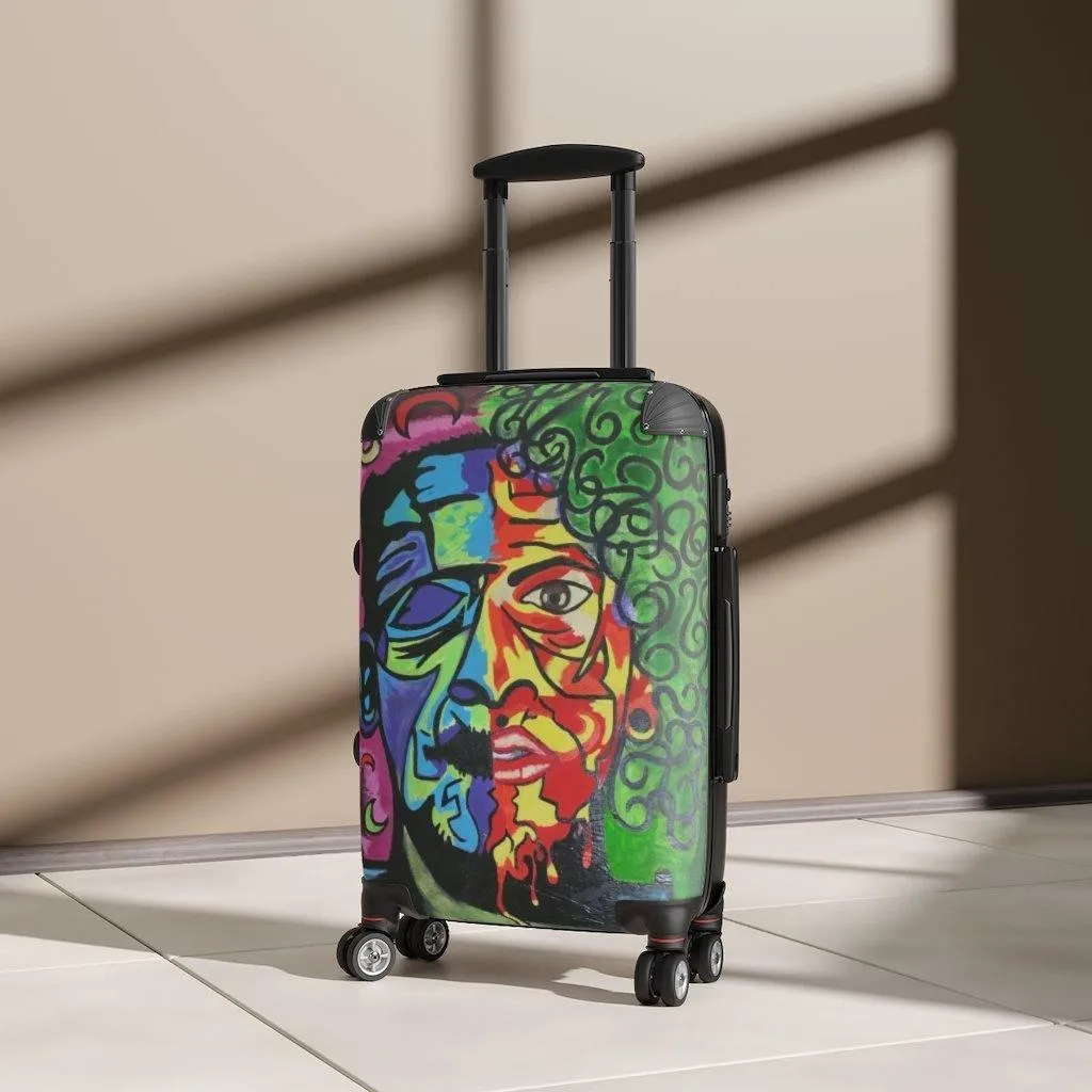 Moon Frankenstein Carryon  Suitcase