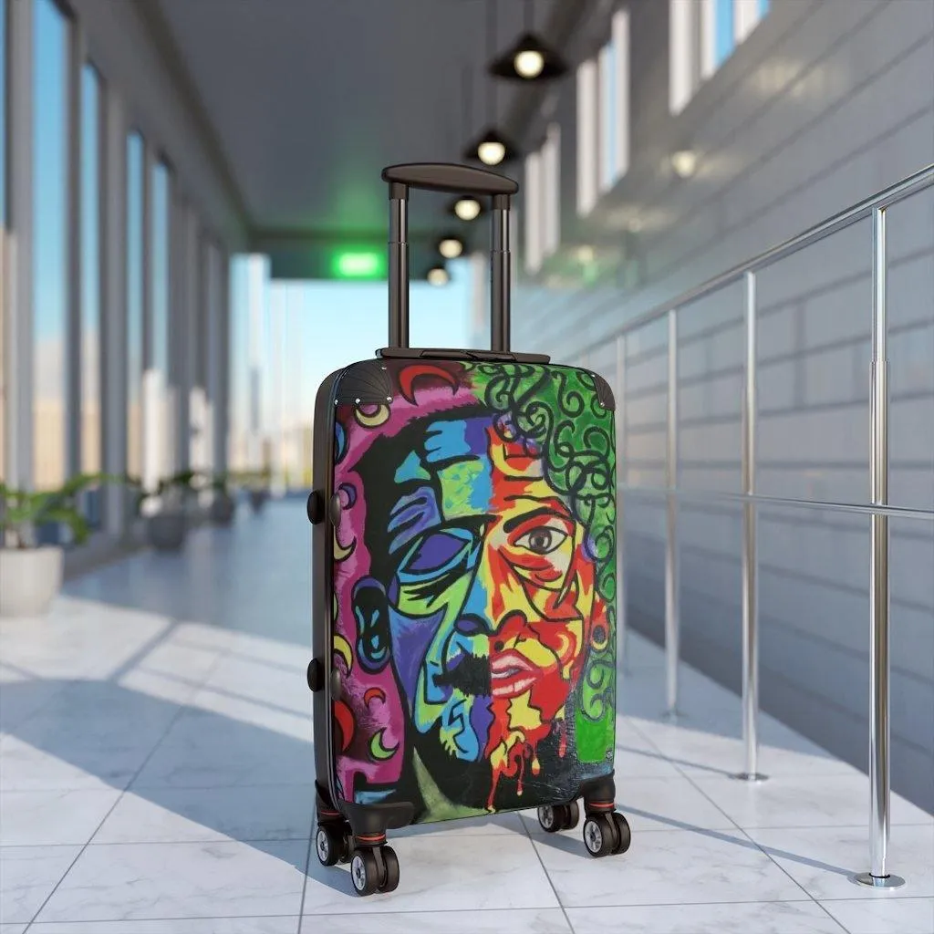 Moon Frankenstein Carryon  Suitcase