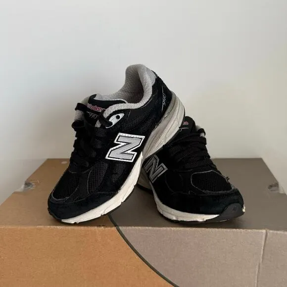 New Balance 990 Black /White Toddler Sneakers - SZ 11 C