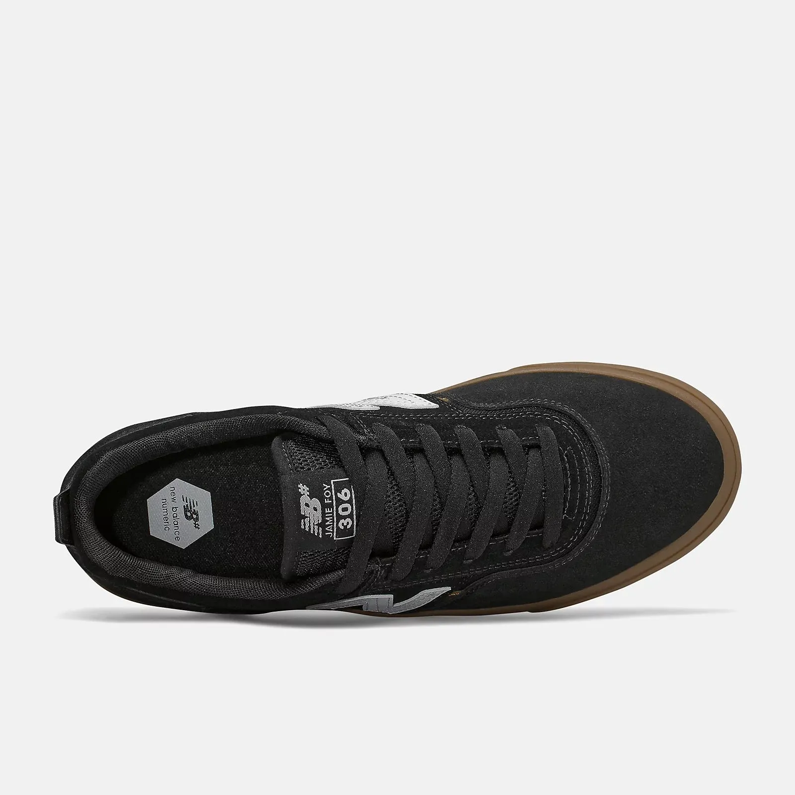 New Balance Numeric 306 Jamie Foy Skateboard Shoe - Black/Gum