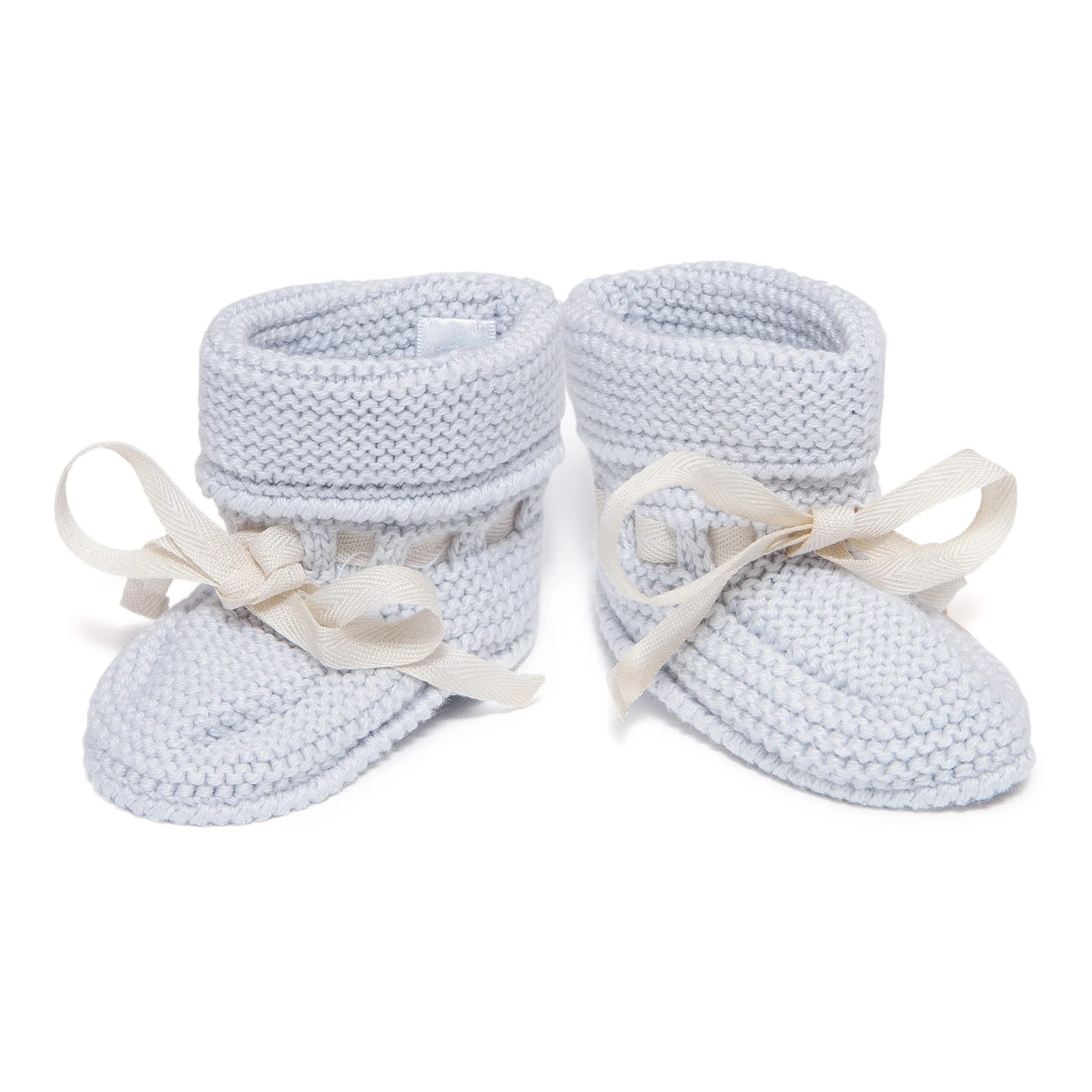 New! Grey Pima Cotton Baby Booties