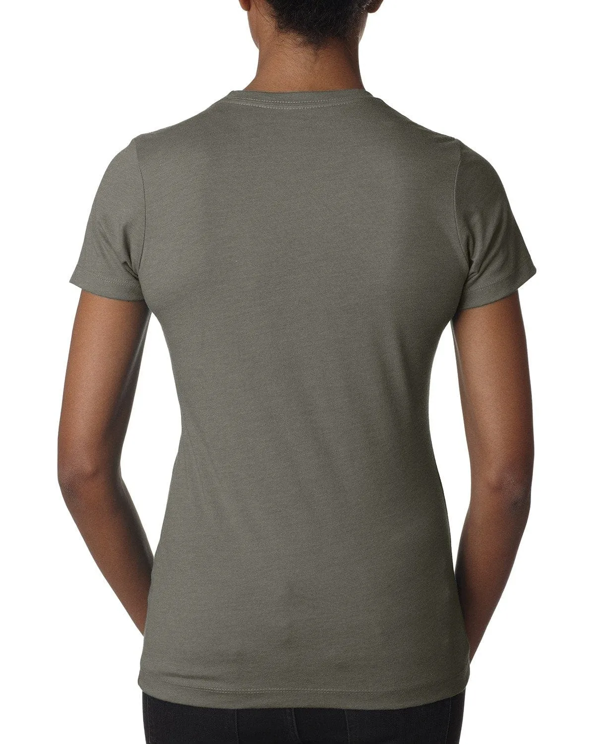 Next Level Ladies CVC Crew Tee | Warm Gray