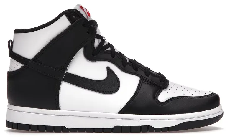 Nike Dunk High Black and White W