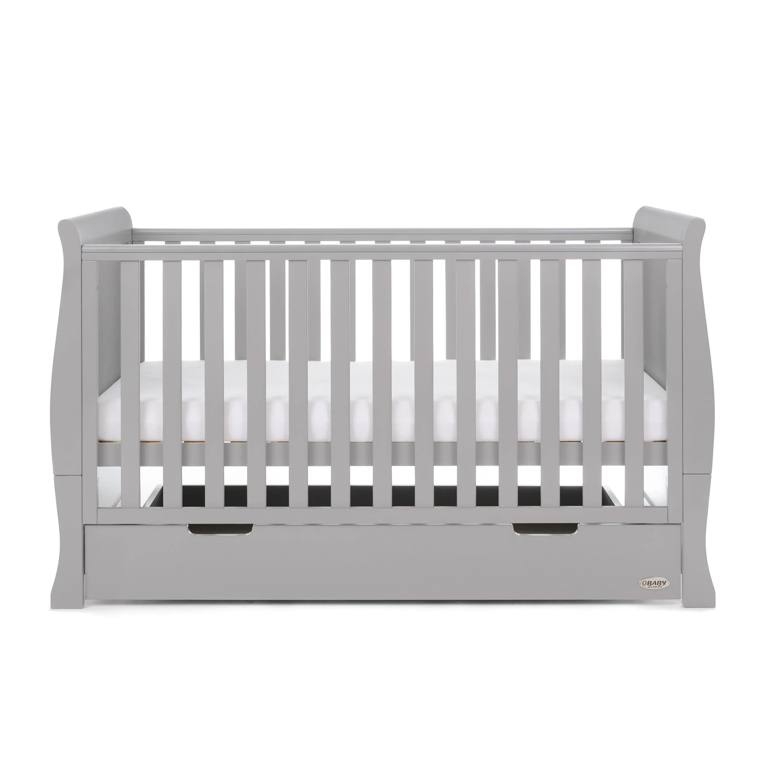Obaby Stamford Classic Cot Bed - Warm Grey