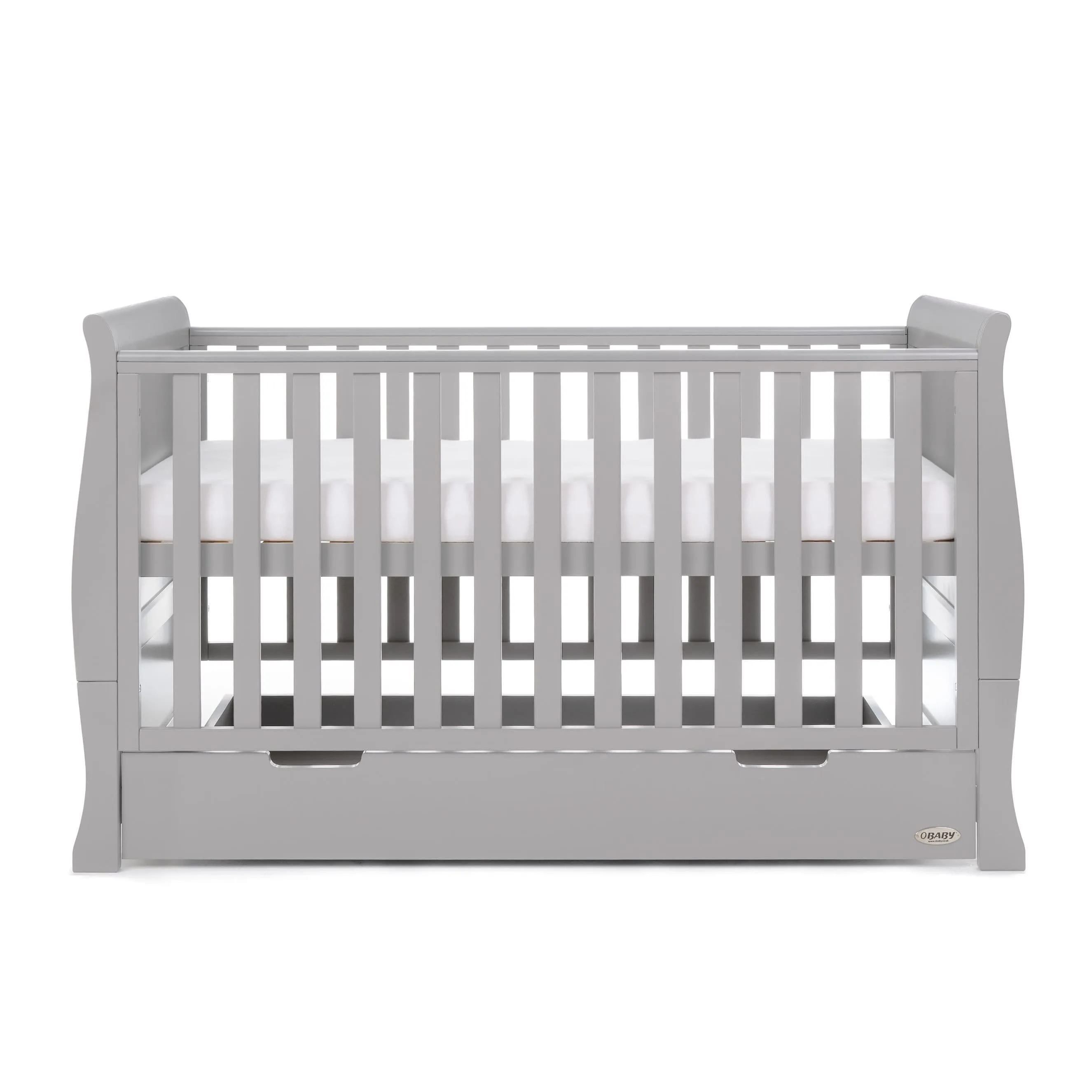 Obaby Stamford Classic Cot Bed - Warm Grey