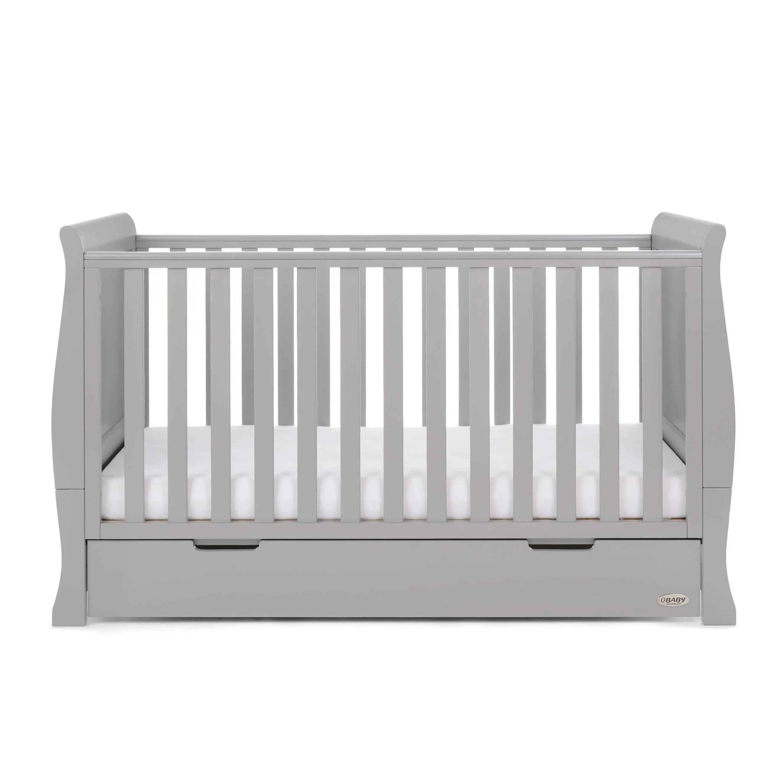 Obaby Stamford Classic Cot Bed - Warm Grey