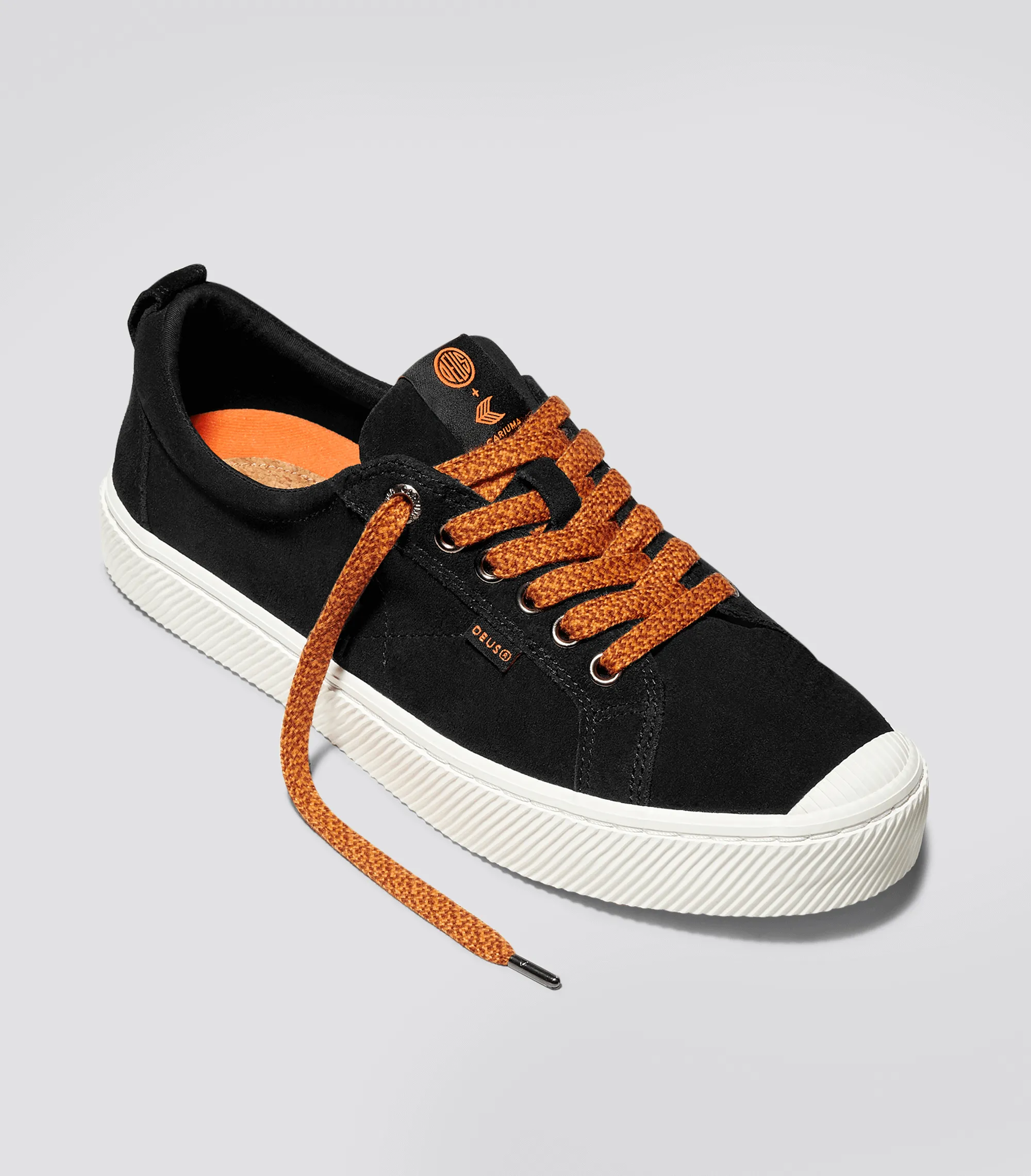 OCA Low Deus Black Suede Sneaker Men
