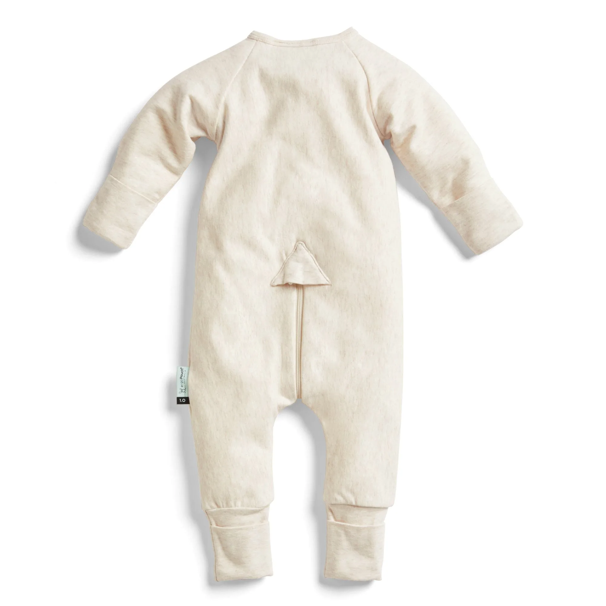 Organic Layers Long Sleeve Sleepsuit - Extra Warm - Oatmeal