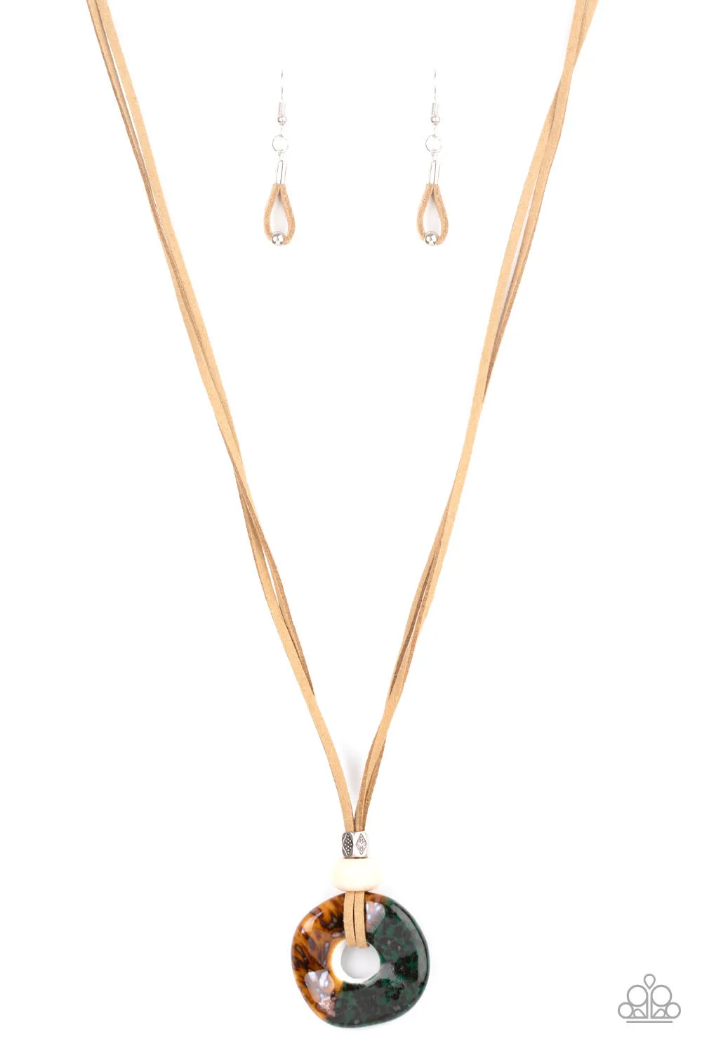 Paparazzi Primal Paradise Necklace Brown