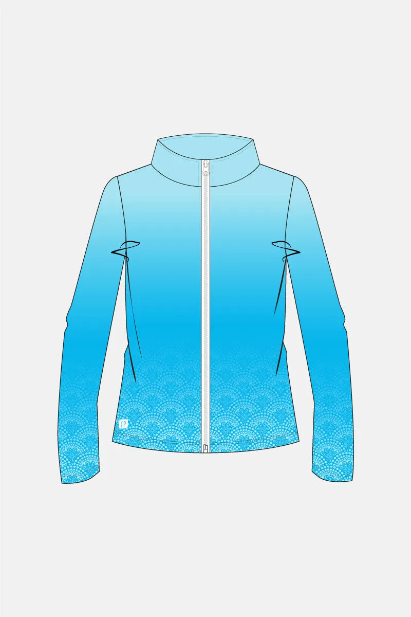 Periwinkle Club Merch Warm Up Jacket