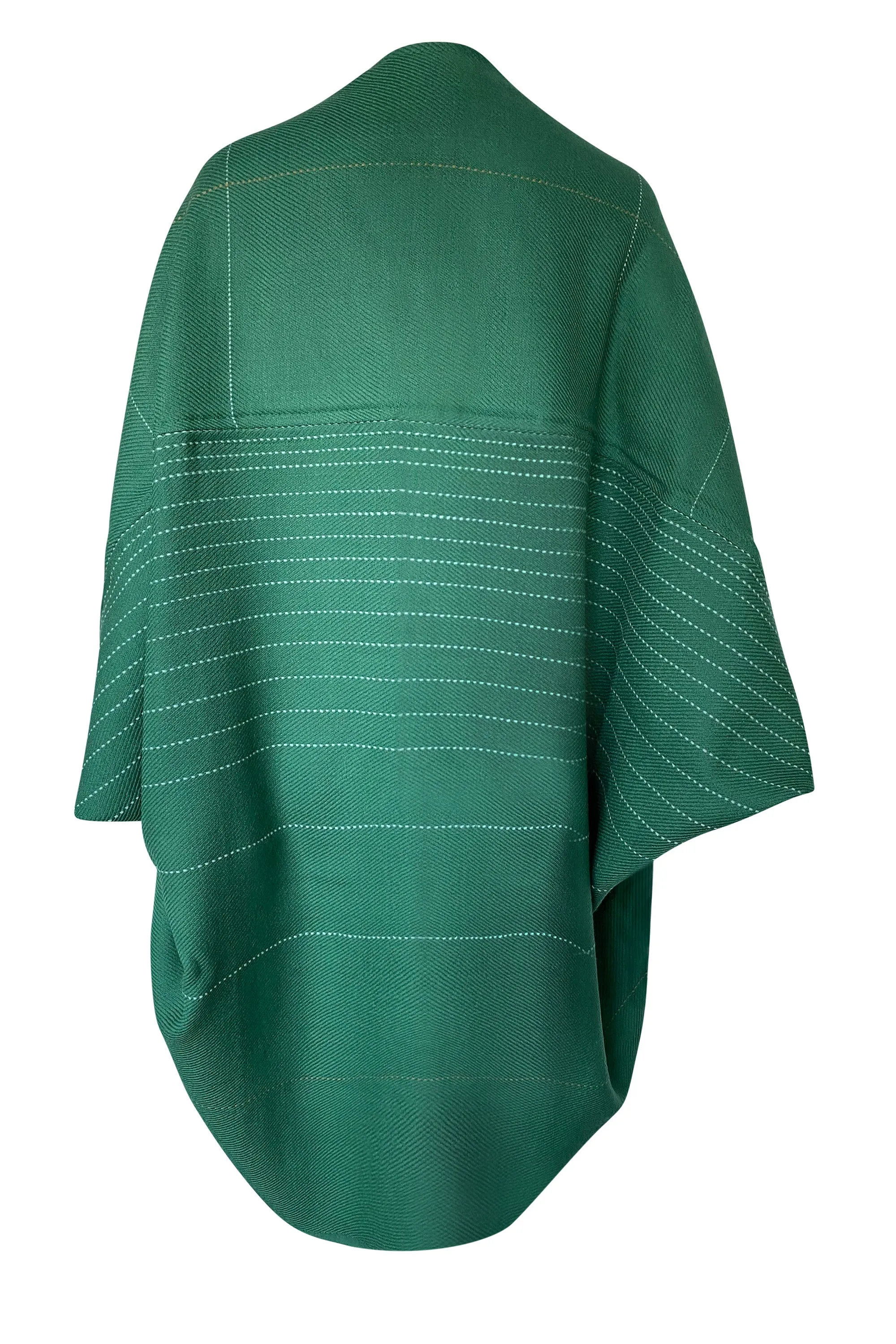 PETITE Wool Kimono Warm Jade