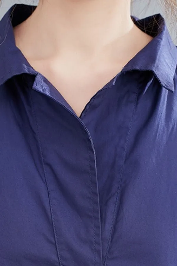 Plus Size Cozy Shirt Dress