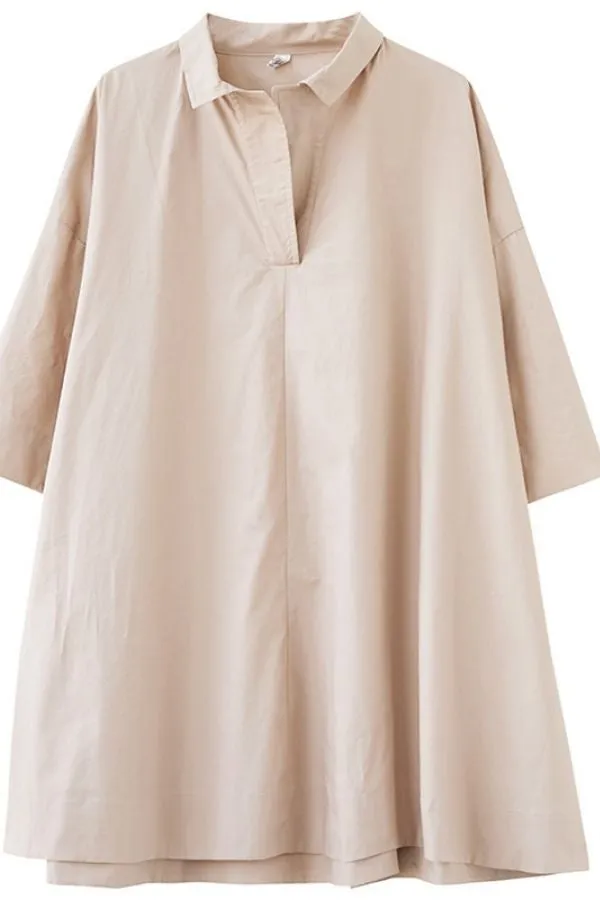 Plus Size Cozy Shirt Dress