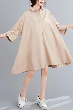 Plus Size Cozy Shirt Dress