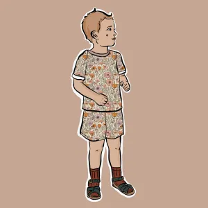 Poppy Field Summer Short Set