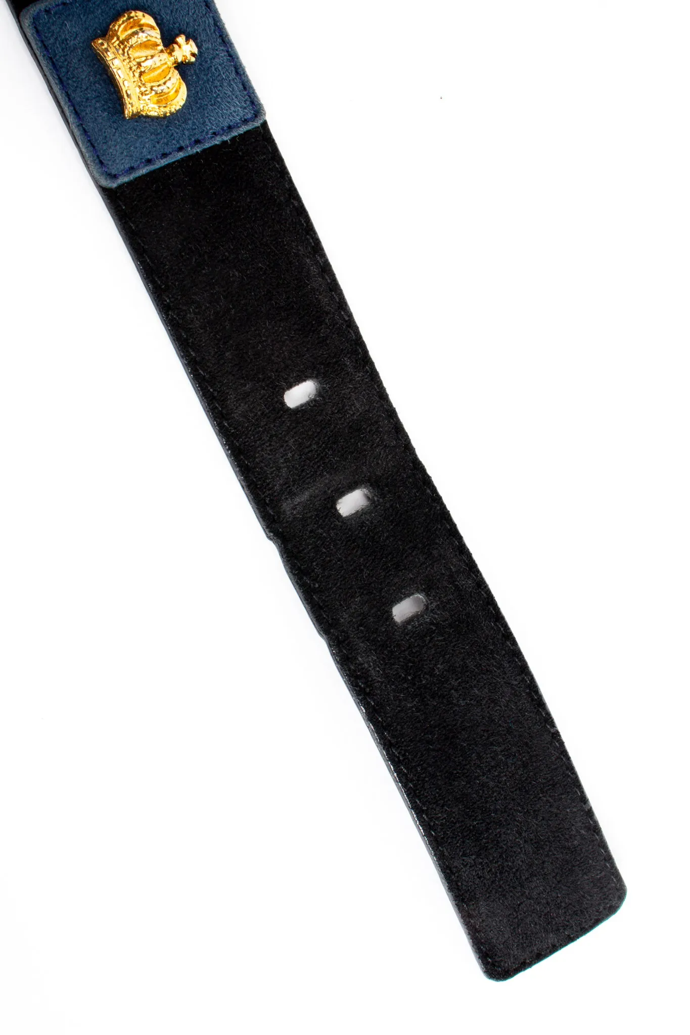 Queen Crown Suede Belt