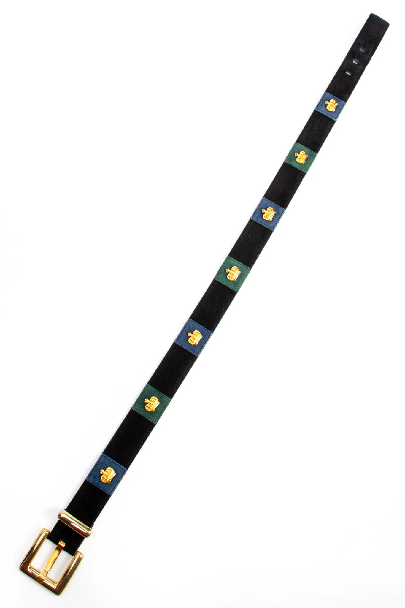 Queen Crown Suede Belt
