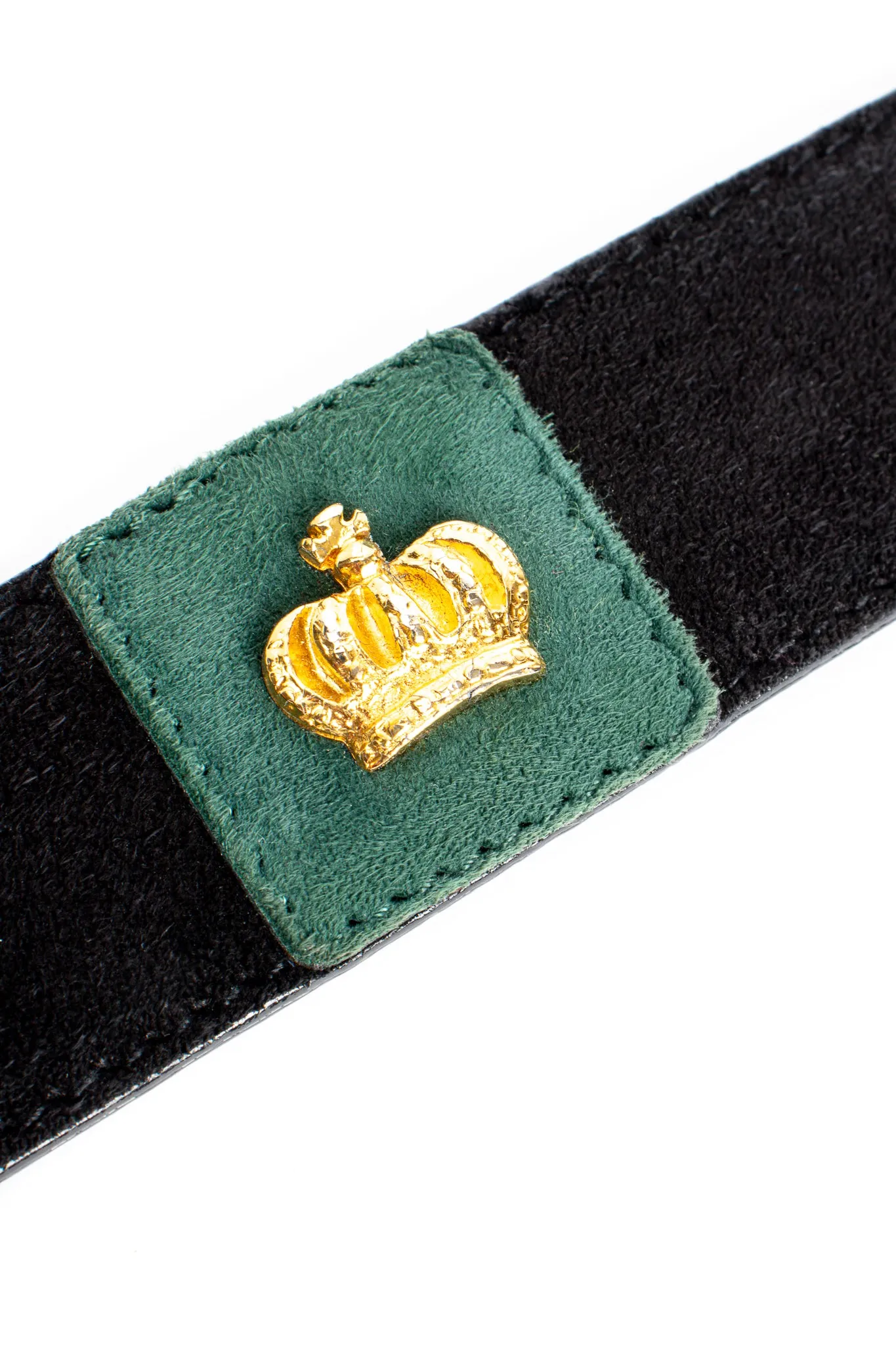 Queen Crown Suede Belt