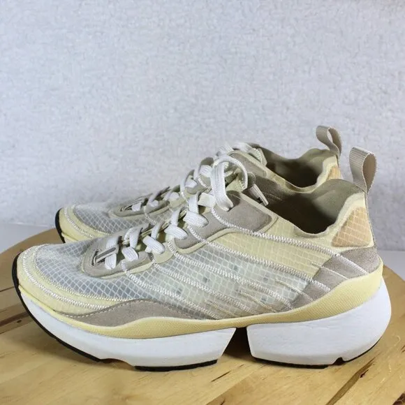 Rag Bone Sneaker Womens 37 Size 7 Suede Platform Comfort Shoe Athleisure