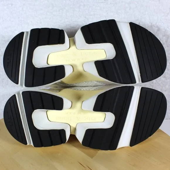 Rag Bone Sneaker Womens 37 Size 7 Suede Platform Comfort Shoe Athleisure
