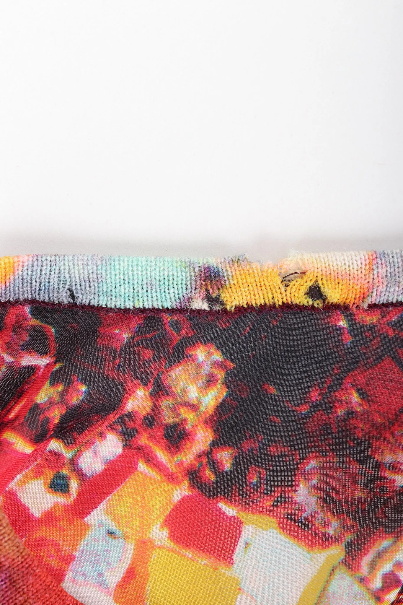 Rainbow Mosaic Poncho