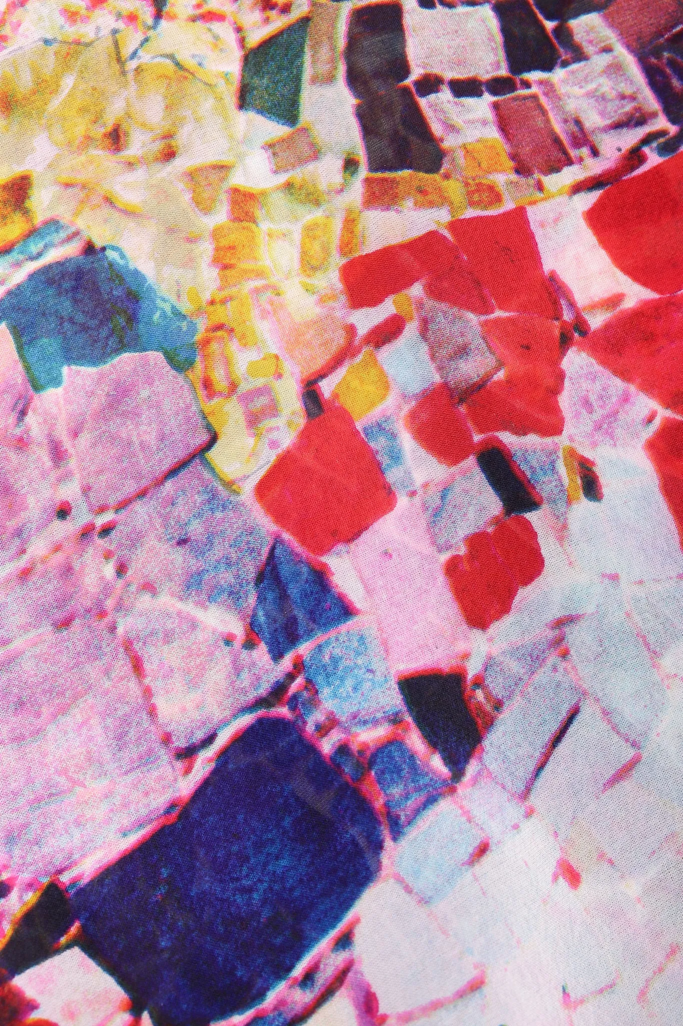 Rainbow Mosaic Poncho